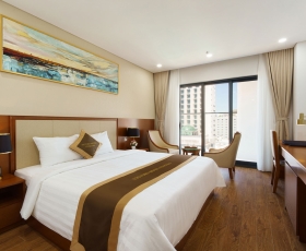 Phòng Deluxe Balcony Ocean View | Victory Vũng Tàu