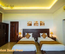 Deluxe Beach Front Twin | Villa Del Sol Beach Resort & Spa Phan Thiết