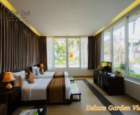 Deluxe Garden View Twin | Villa Del Sol Beach Resort & Spa Phan Thiết