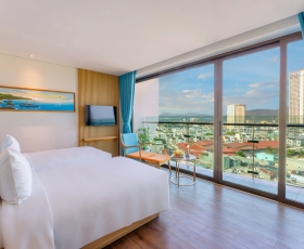 Deluxe Partial Ocean View | Sala Quy Nhơn Beach