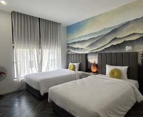 Phòng Standard Twin | Len's Hotel Đà Lạt