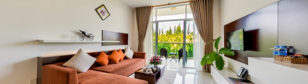 Apartment 1-Bedroom Garden View | Ocean Vista Sea Links Mũi Né