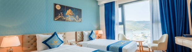 Deluxe Sea View (Twin) | Canary Gold Hotel Quy Nhơn