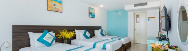Phòng Deluxe Triple Sea View | Annata Beach Vũng Tàu
