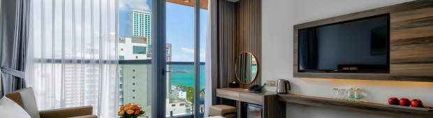 Deluxe Partial Sea View | Maris Hotel