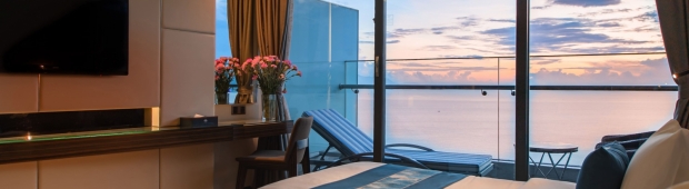 Adjoining Sea View Balcony | Queen Ann Nha Trang