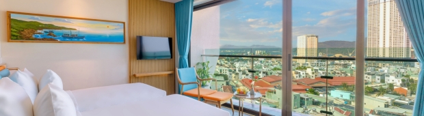 Deluxe Partial Ocean View | Sala Quy Nhơn Beach