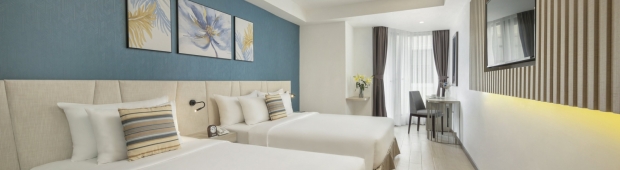 Deluxe Triple City View with balcony | Atlantic Nha Trang